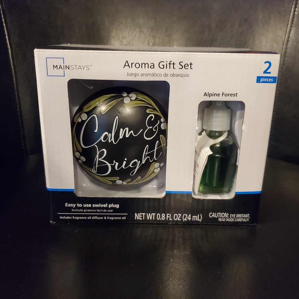 Fragrance Oil Plug-in Diffuser Gift Set - Calm and Bright